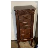 Jewelry armoire --missing 3 handles