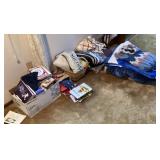 Collection of books and soft goods