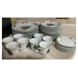 Set of Gibson Christmas dishes