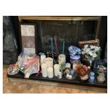 Home decor clean up on hearth