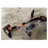 Worx cordless weed whip with battery pack --works
