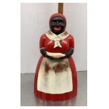 F&F Mold plastic blkack Americana cookie jar