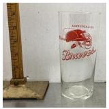 Vintage baseball glass
