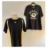 2 Mizzou short sleeve shirts Size XL