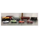 Train and car lot