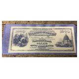 Gold foil bank note