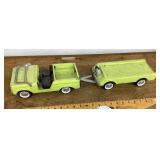 Nylint pressed steel Bronco and trailer