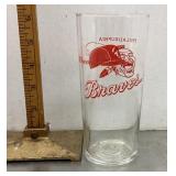 Vintage baseball glass