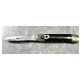 German Loewen Messer spring lever knife