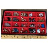 Costume jewelry pierced earrings