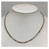 Sterling silver link necklace