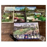 Signed golf poster plus books