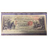 Gold foil bank note