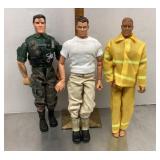 3 action figures