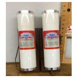 Pair of Bud Light wall lights