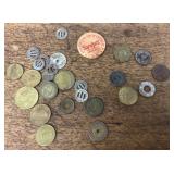 Collection of trade tokens
