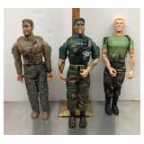 3 action figures