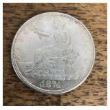 Fake trade dollar