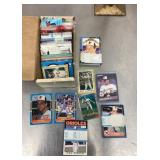 Box of Baltimore Orioles baseball cards 1986-89