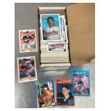 Box of Baltimore Orioles baseball cards 1990-91