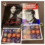 4 assorted posters
