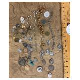 Collection of religious jewelry