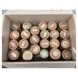Box of antique Edison cylinder records