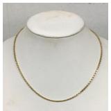 14k gold rope necklace