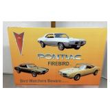 Repro Pontiac metal sign