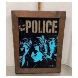 The Police framed carnival mirror