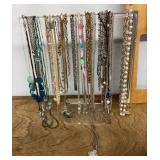 Costume jewelry necklaces