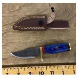 Fixed blade knife with sheath