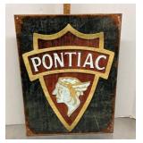 Repro Pontiac metal sign
