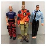 3 action figures