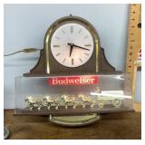 Budweiser lighted clydesdale clock