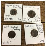 1600s-1700s colonial coppers