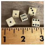5 bone mini dice