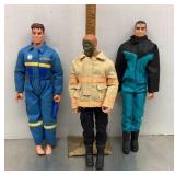 3 action figures