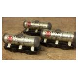 3 pre-war model train tank cars