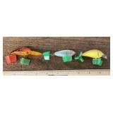 3 fishing lures