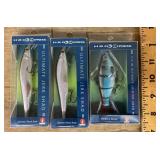 3 H2O Xpress fishing lures