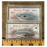 2 Rat-L-Trap fishing lures