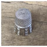 Sterling thimble