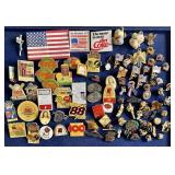 Large group of pins