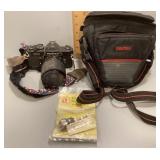Pentax MX 35mm camera with bag -- untested