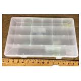 Bass Pro Shops plastic organizer and contents
