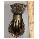 Brass hand clip