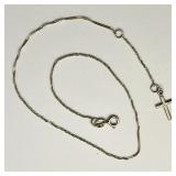 10k gold chain with cross