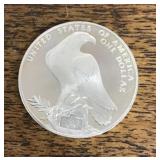 1 ounce 90% silver commemorative coin