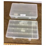 2 Plano plastic organizers